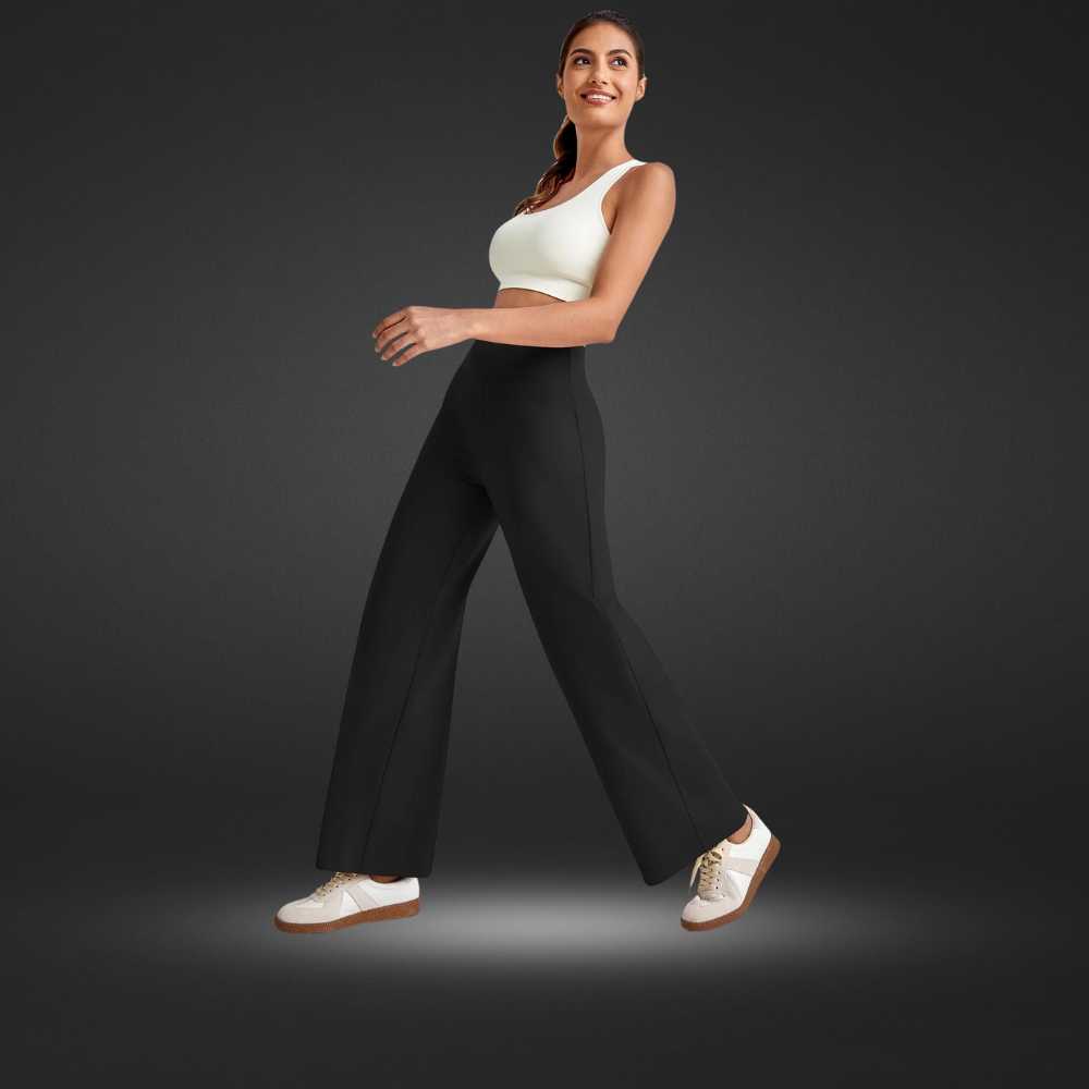 Aveline Hochtaillierte Kurz geschnittene Hose