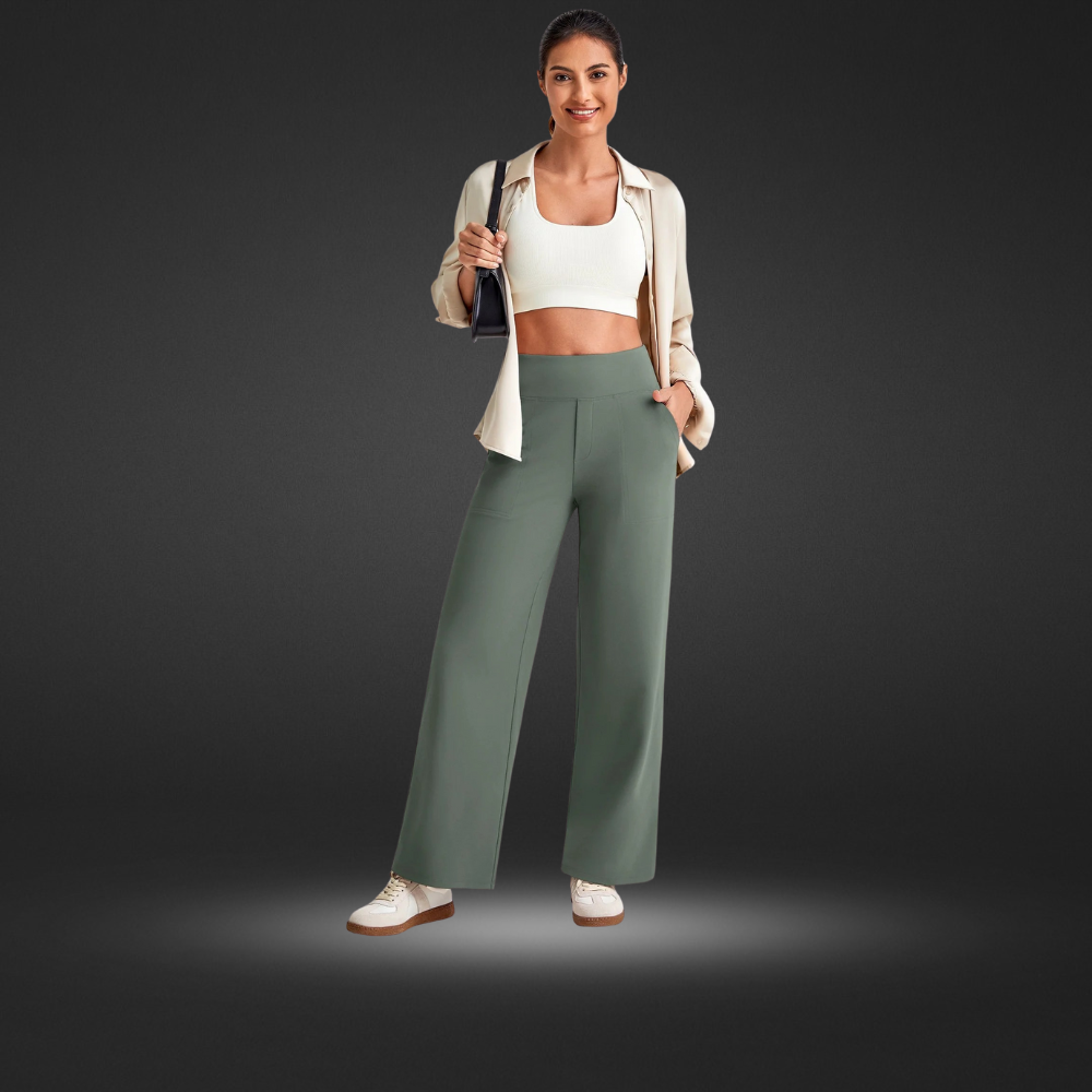 Aveline Hochtaillierte Kurz geschnittene Hose