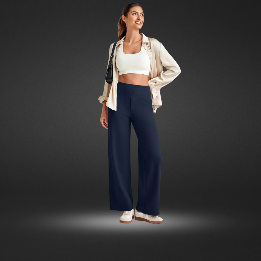 Aveline Hochtaillierte Kurz geschnittene Hose