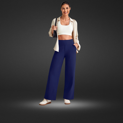 Aveline Hochtaillierte Kurz geschnittene Hose